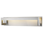 Z-Lite - Z-Lite 1925-26V-BN-LED Linc - 26" 19W 1 LED Bath Vanity - Bold and chunky in personality, this one-light vanLinc 26" 19W 1 LED B Brushed Nickel Frost *UL Approved: YES Energy Star Qualified: n/a ADA Certified: n/a  *Number of Lights: Lamp: 1-*Wattage:19w LED bulb(s) *Bulb Included:Yes *Bulb Type:LED *Finish Type:Brushed Nickel