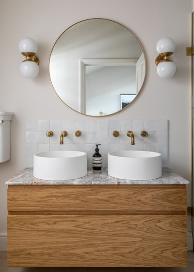 Transitional Bathroom by Golden Design