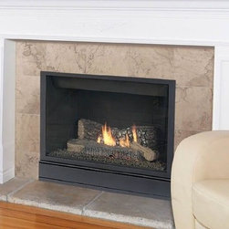 Majestic Tribute 36'' x 35'' Extra Rear Vent DV-NG Gas Fireplace 36CDVZRRN - Indoor Fireplaces