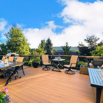 Upgraded second story deck in Littleton, Colorado