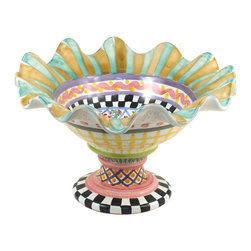 Taylor Fluted Rim Compote - Odd Fellows | MacKenzie-Childs - Serving Utensils