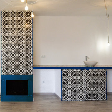 La sala y su jardín