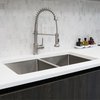 BLUIC Pull Down Kitchen Faucet Brushed Nickel