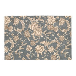 Gatsby Slate Area Rug, 5' x 7'6" - Area Rugs