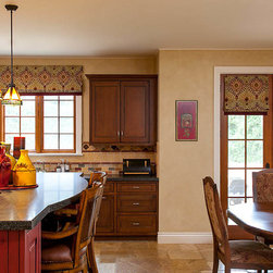 Kitchen Window coverings - Roman Shades