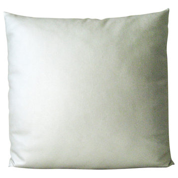 Newman Pillow, Matte Silver, 18"x18"