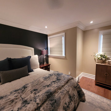 Oakville Home Bedroom Blackout Roman Blinds