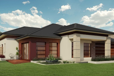 Example of a trendy home design design in Sydney