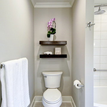 Storage Shelves Above Toilet