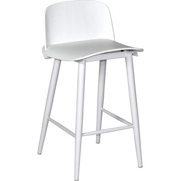 Looey Counter Stool, Set of 2 White