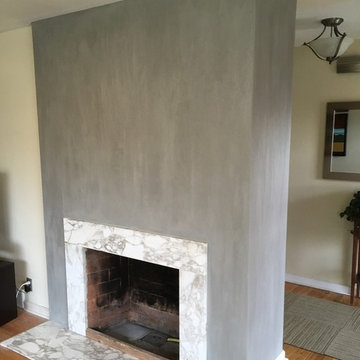 Plaster Fireplace