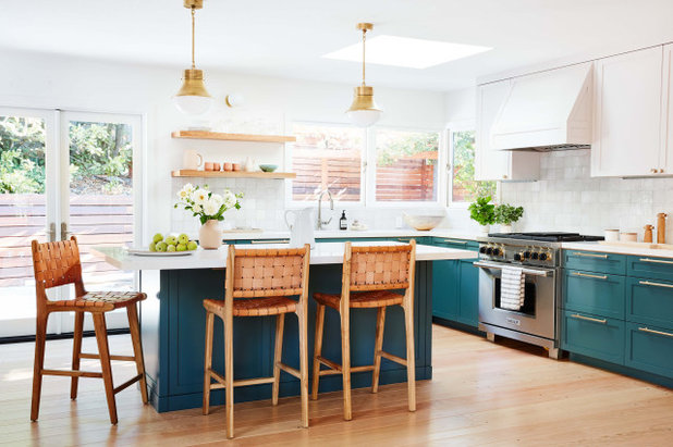 Transitional Kitchen by Banner Day Interiors