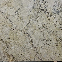 Snowfall Granite Slabs at Stone Park USA - Kitchen Countertops