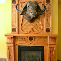 Art Nouveau Fireplace Suround - Fireplace Mantels