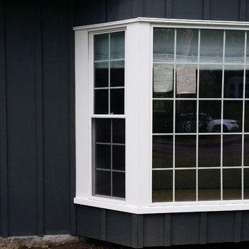 Iron Grey HardiePanel Board and Batten