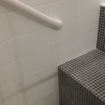 Transitional Bath - Tub to Shower Reno