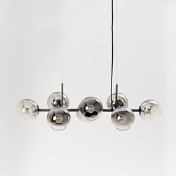 Staggered Glass Chandelier - 8-Light - Products