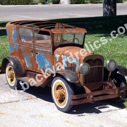 1928 Sedan - Garden Statues And Yard Art