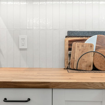 Kitchen Remodel with Butcher Block Counter