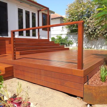 Mosman Park Hardwood layered Deck - the finished product