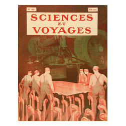 Consigned Sciences et Voyages, 1920, Lithograph - Prints And Posters