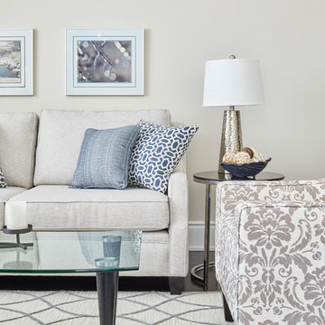 Opulent Lakeshore Condo Design: Living Room