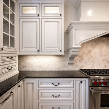 Beautiful Kitchen with Multiple Finishes and Furniture Styling