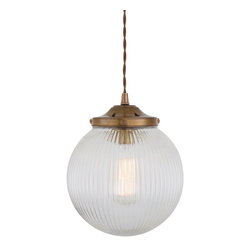 STANLEY HOLOPHANE GLOBE PENDANT LIGHT 20CM - Pendant Lighting
