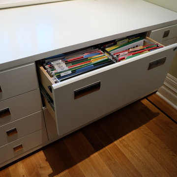 Contemporary Home Office and Guest Room