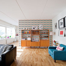 Houzz Tour: Ett spralligt Stockholmshem fyllt av ljus och glada färger