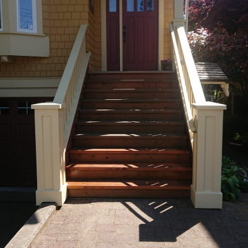 Newel Posts and Stairs Completed!