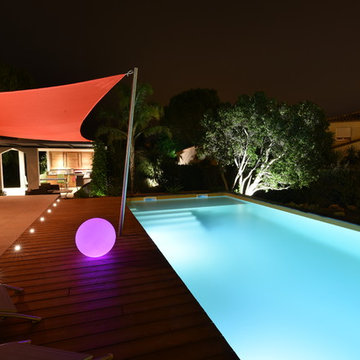Le jardin d'une villa d'architecte