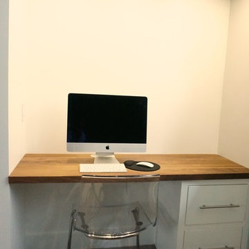 Built in Desk Walnut Top