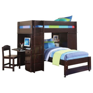 acme willoughby white loft bed