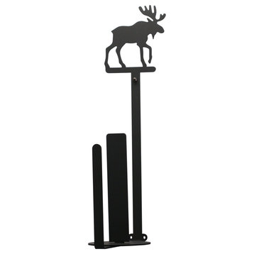 Moose Paper Towel Holder With Vertical Wall Mount