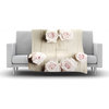 Cristina Mitchell "Smile" Wood Roses Fleece Blanket, 80"x60"
