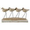 Beach Bird | Coastal Traditional | Molded and Metal Table Top Accessory