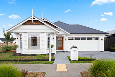 Design ideas for a transitional exterior in Auckland.