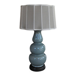 Crackled Celadon Gourd Lamp - Products