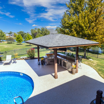 Camden Chase Pool Pavilion & Deck Build