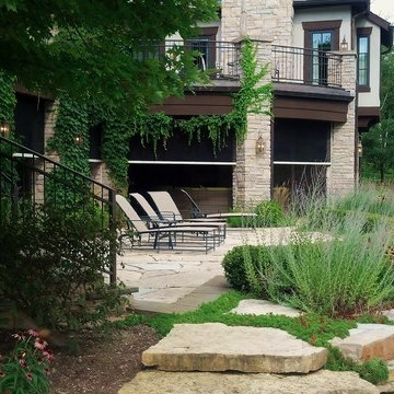 Mirage Motorized Screens On Beautiful Expansive Outdoor Patio