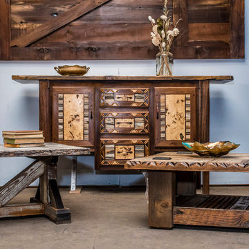 Handcrafted Coffee Tables & Credenza