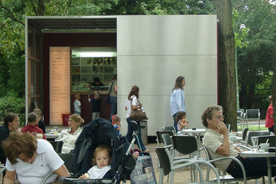 Café im Holzhausenpark in Frankfurt am Main