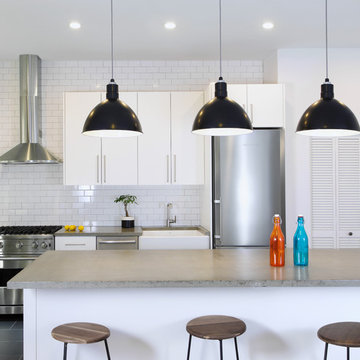 modern kitchen for pre-war building