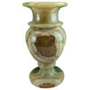 Transitional Medium Honey Marble Vase