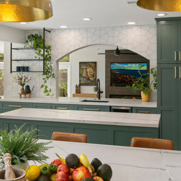 Ansari Kitchen Relocated and Entertainment Room Remodel