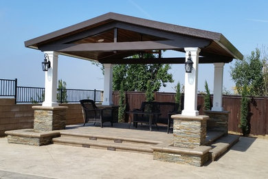 FREE STANDING GABLE STILE PATIO COVER