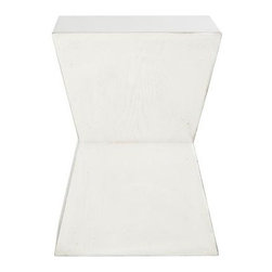 Lotem White Birch End Table - Side Tables And End Tables