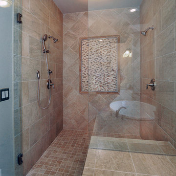 This Lighter, Brighter master bath is a Show-Stopper
