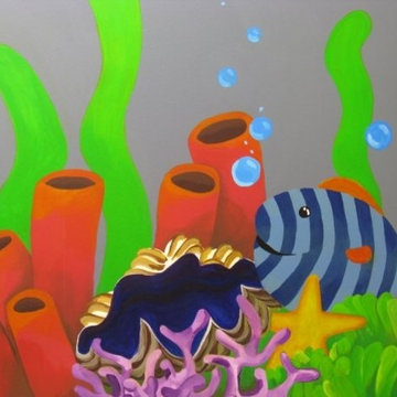 Undersea mural
